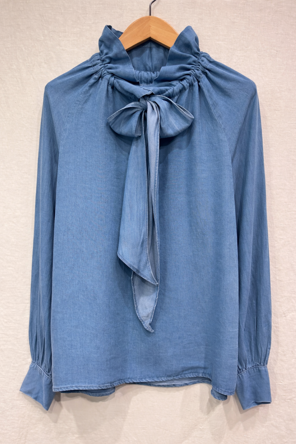 Constance Jeans Tie Neck Blouse