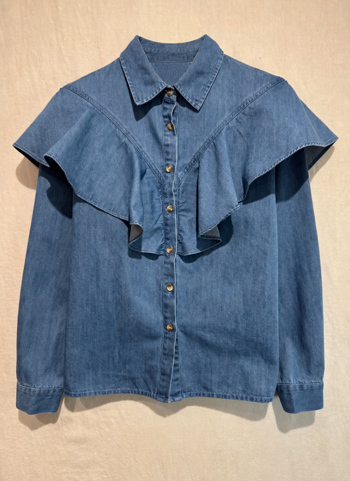 Billy Frill Denim Blouse