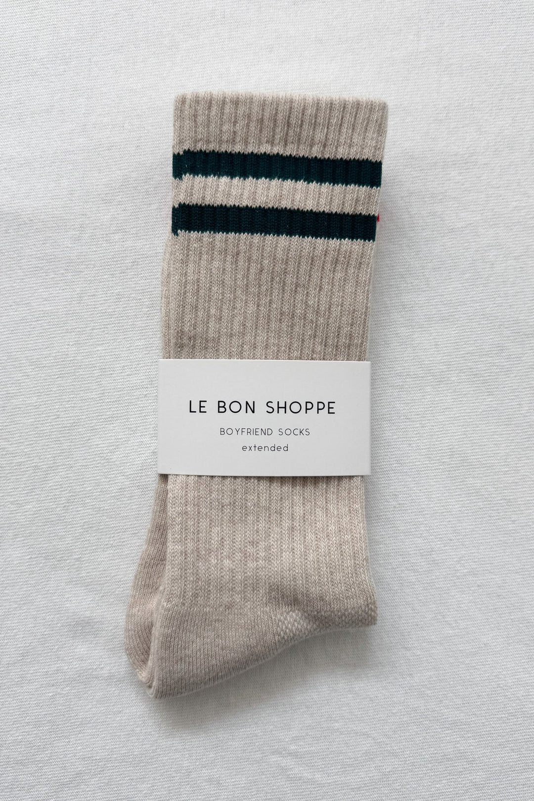 Extended Boyfriend Socks - Oatmeal