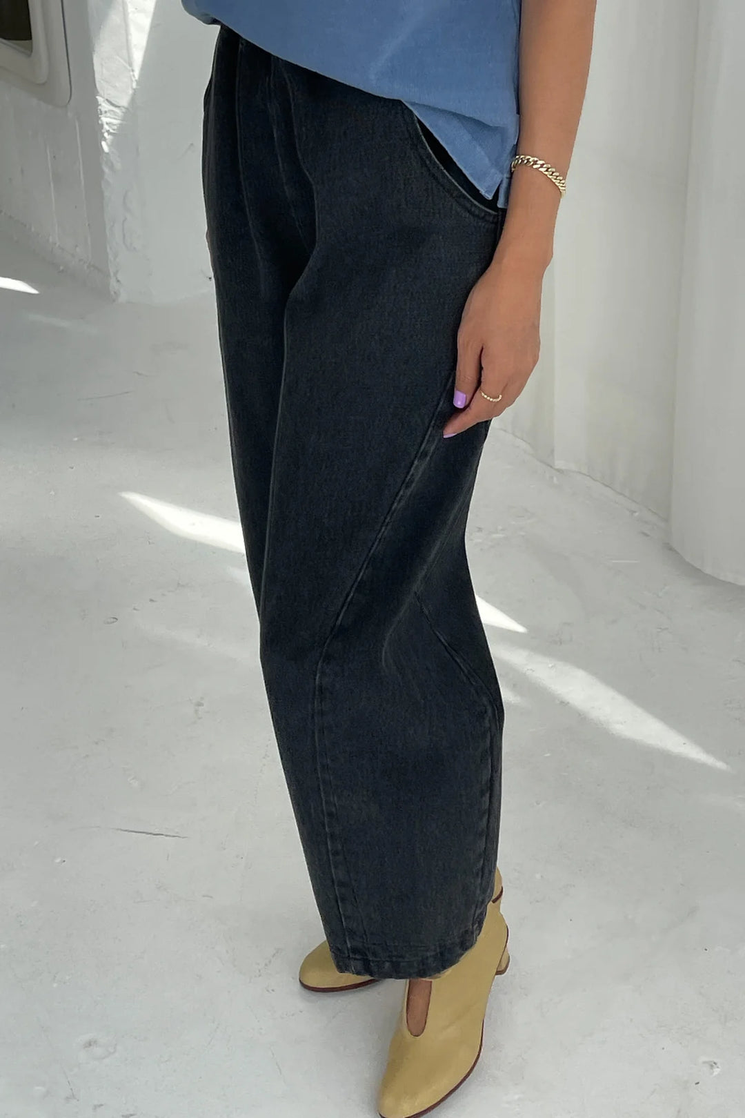 Arc Pants - Black Denim