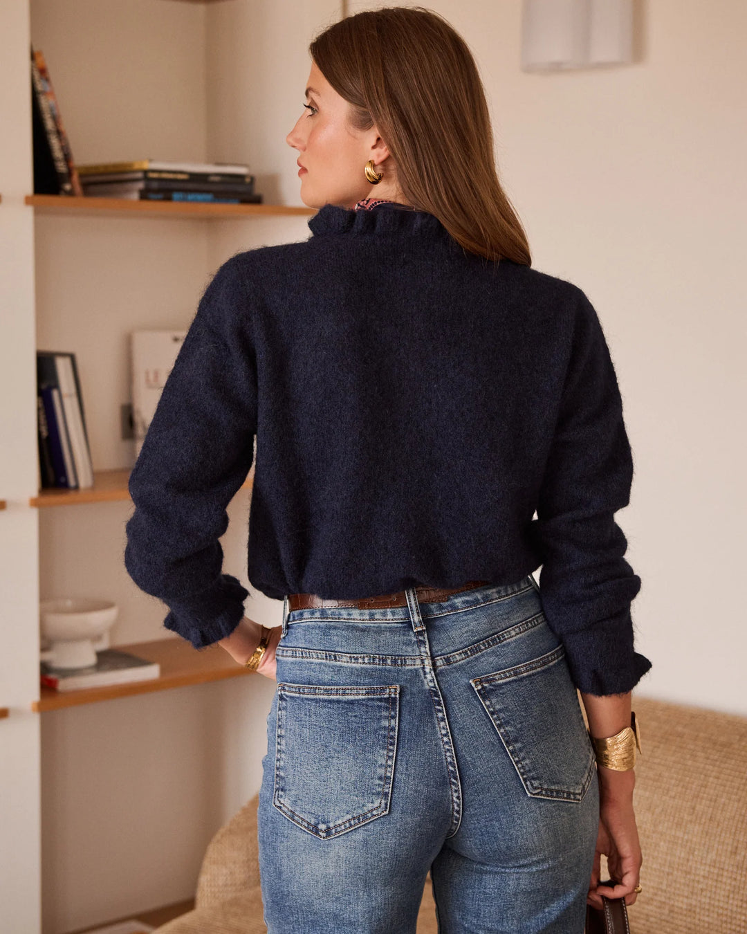 AR1107 Felicity Cardigan Marine
