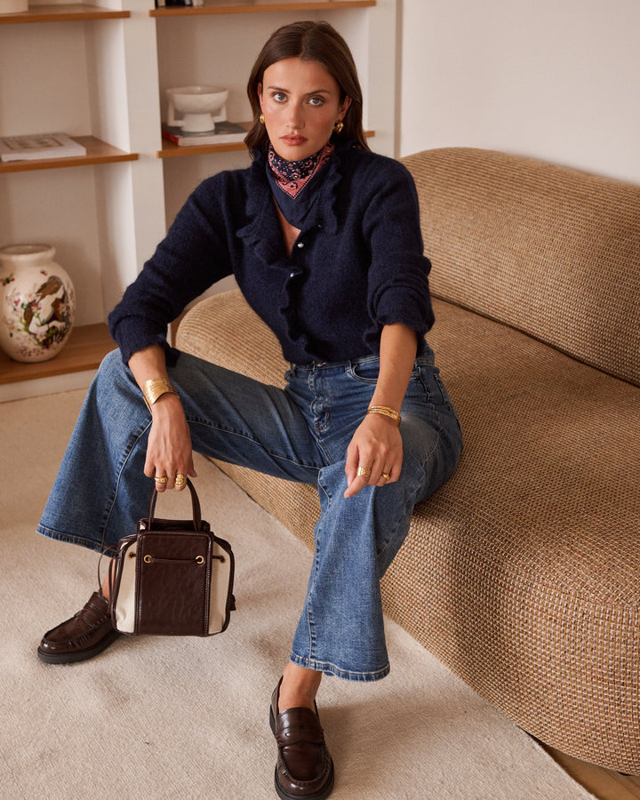 AR1107 Felicity Cardigan Marine