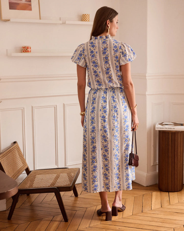 R6785 Skirt Bleu