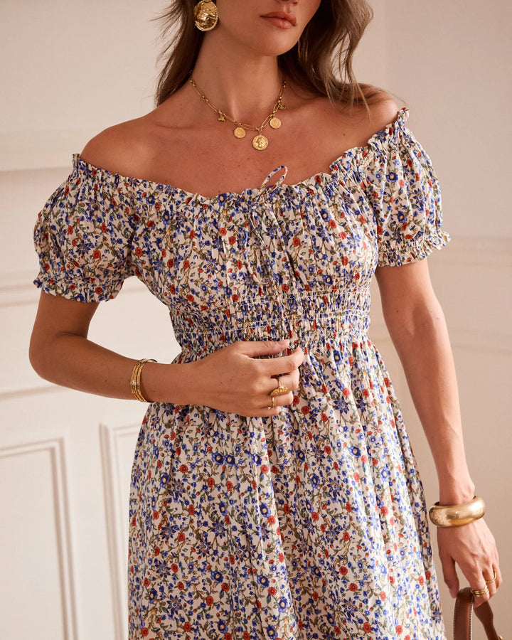 C2188 Dress in Bleu