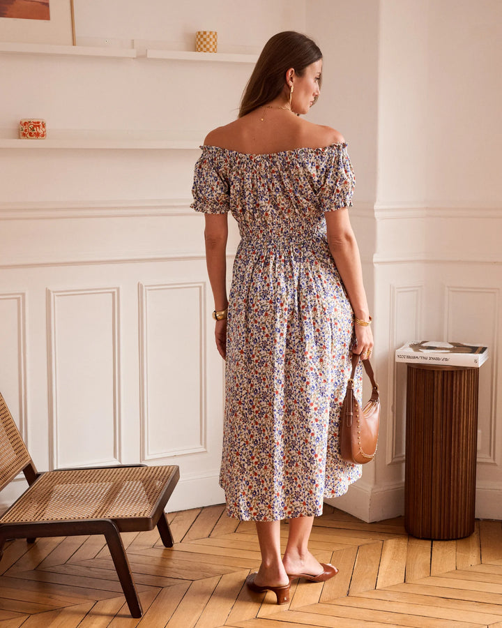 C2188 Dress in Bleu