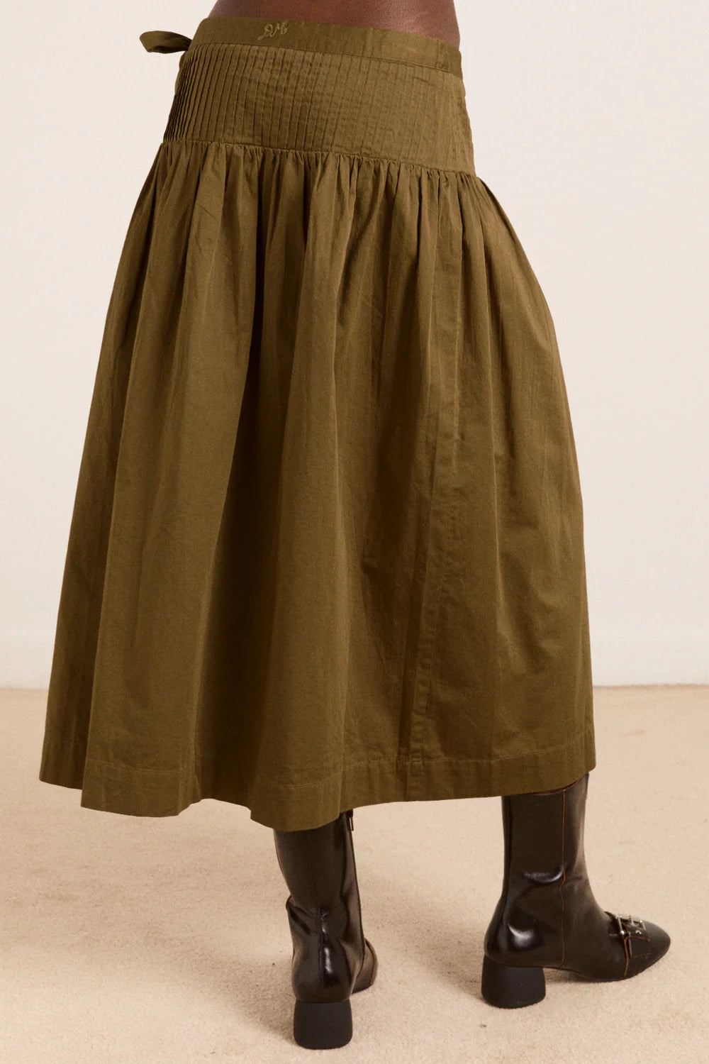 Josie Midi Skirt - Olive