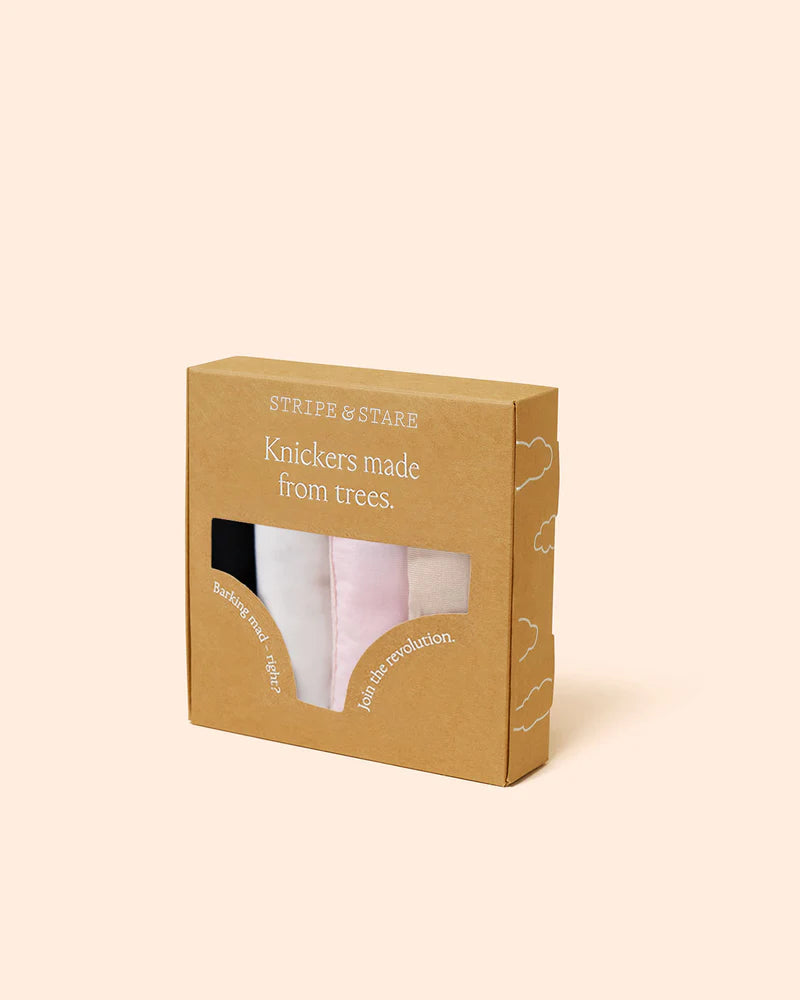 4KNBASCMU Classic Knicker Four Pack - Sand Essentials