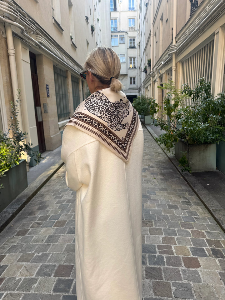 Gemini Scarf In Sand 65cm