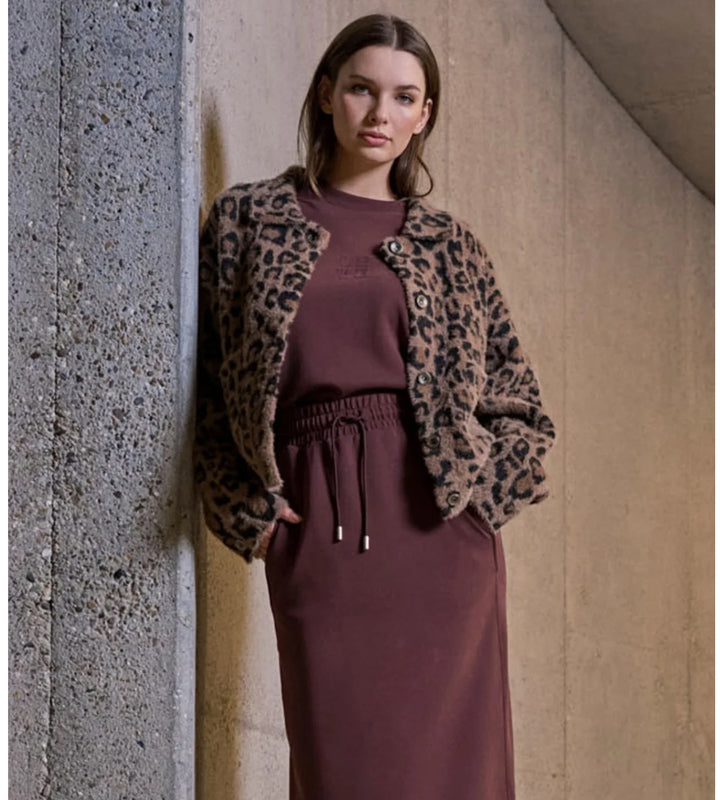 Bubbly Boxy Jacket - Leopard