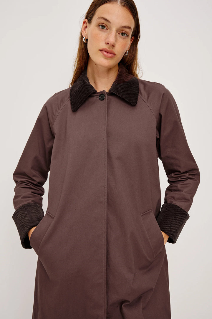Levy Coat - Raisin