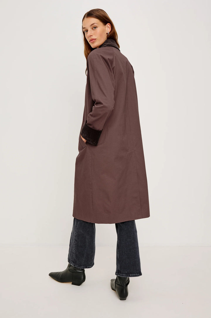 Levy Coat - Raisin