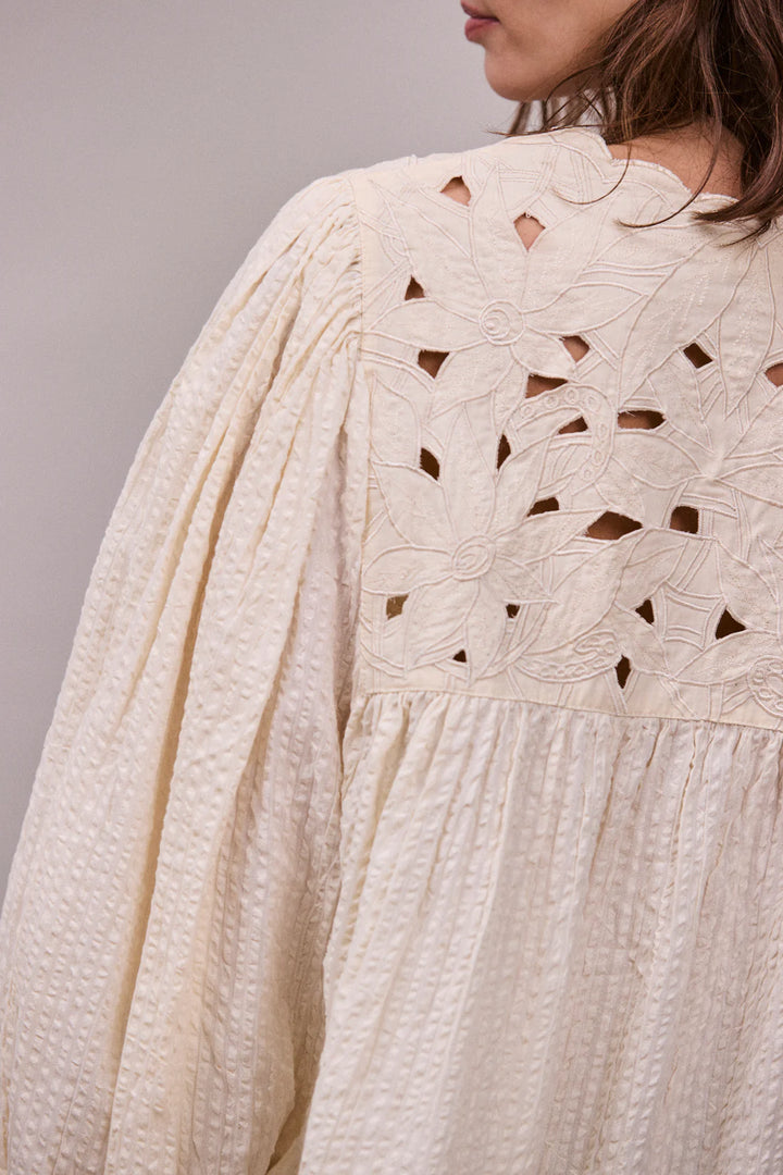 Lily Of The Valley Blouse - Oyster