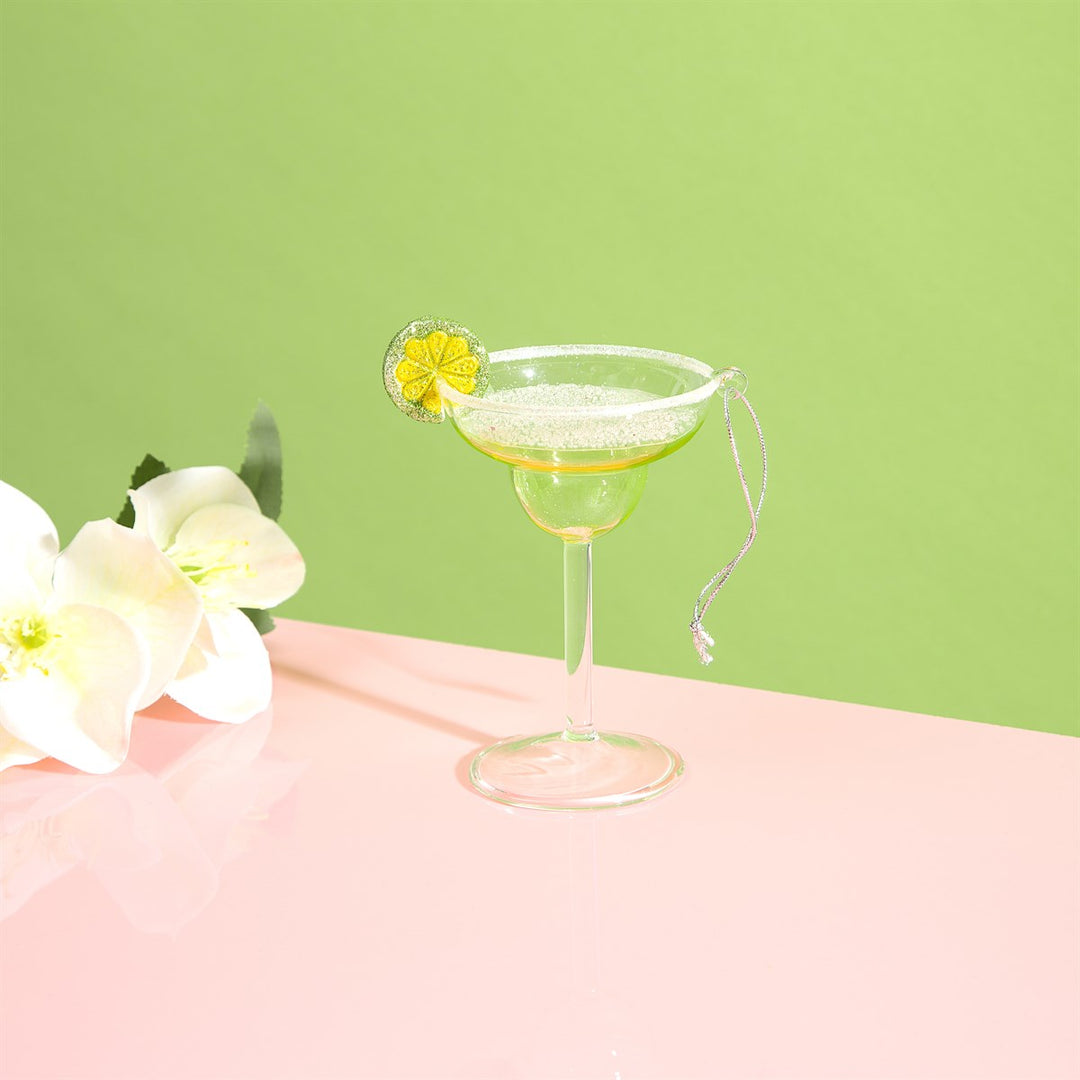 Margarita Cocktail Shaped Bauble