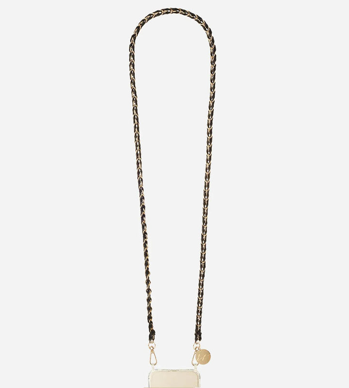 Lou Noir Et Dore Phone Strap