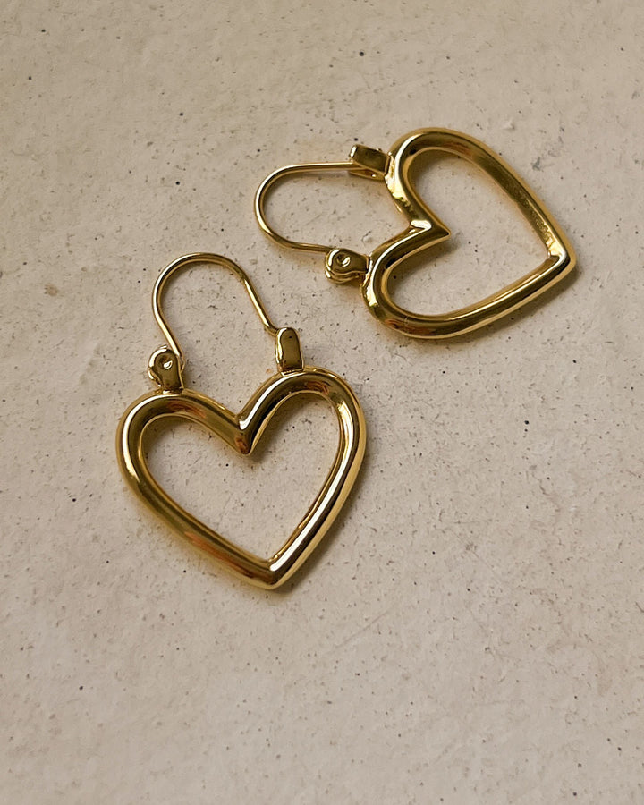 Core Mini Heartbreaker Hoops Gold