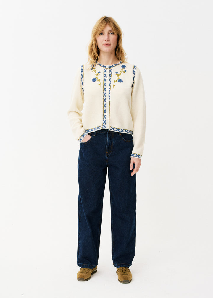 Prissie Cardigan - Creme