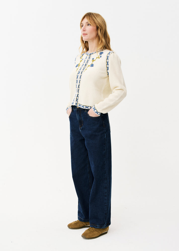 Prissie Cardigan - Creme