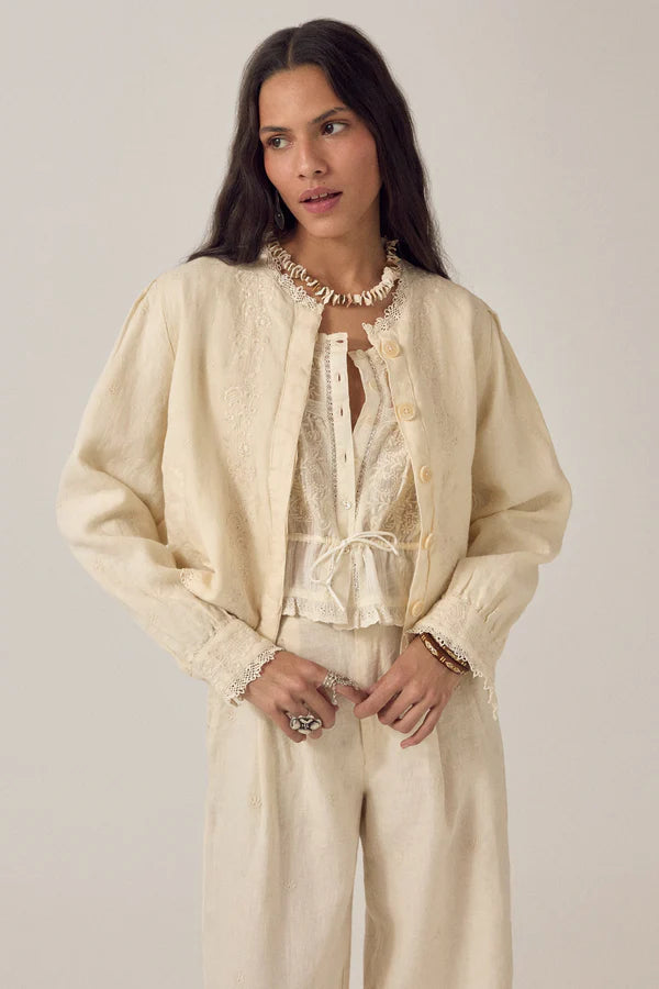 Otelo Jacket - Ivory Whisper