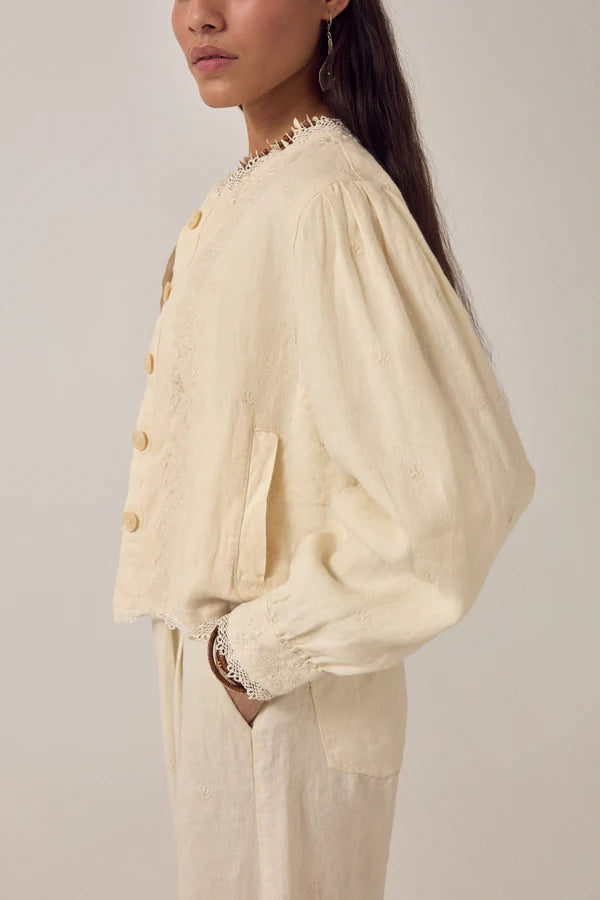 Otelo Jacket - Ivory Whisper