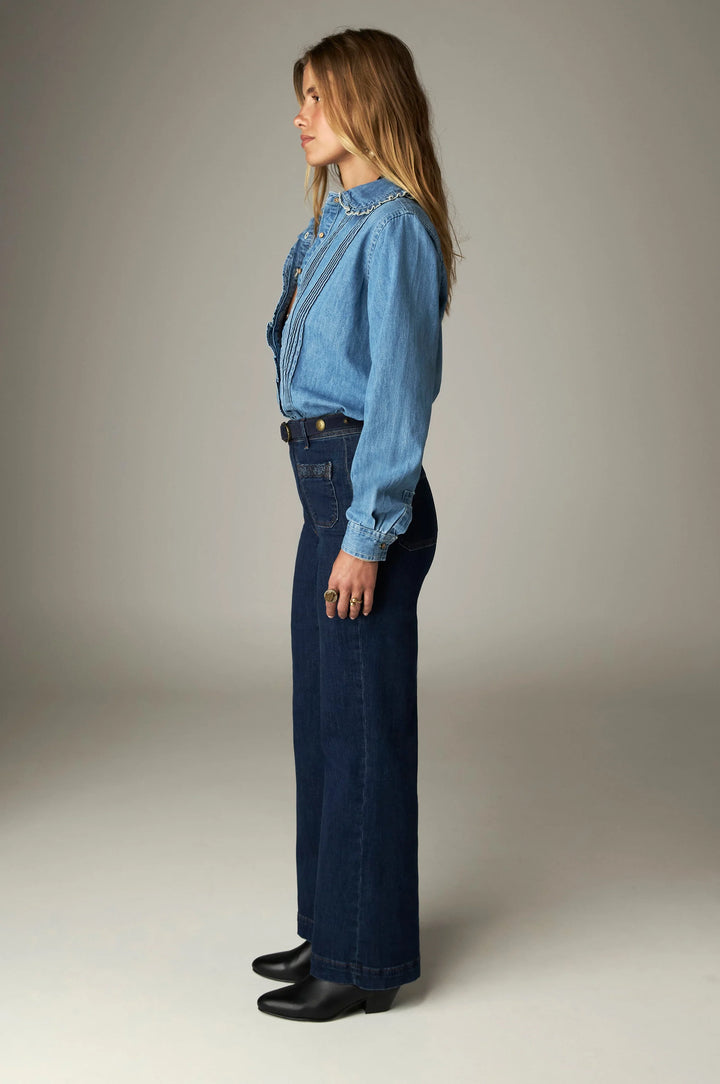 Willie Giulietta Trousers - Blue Denim