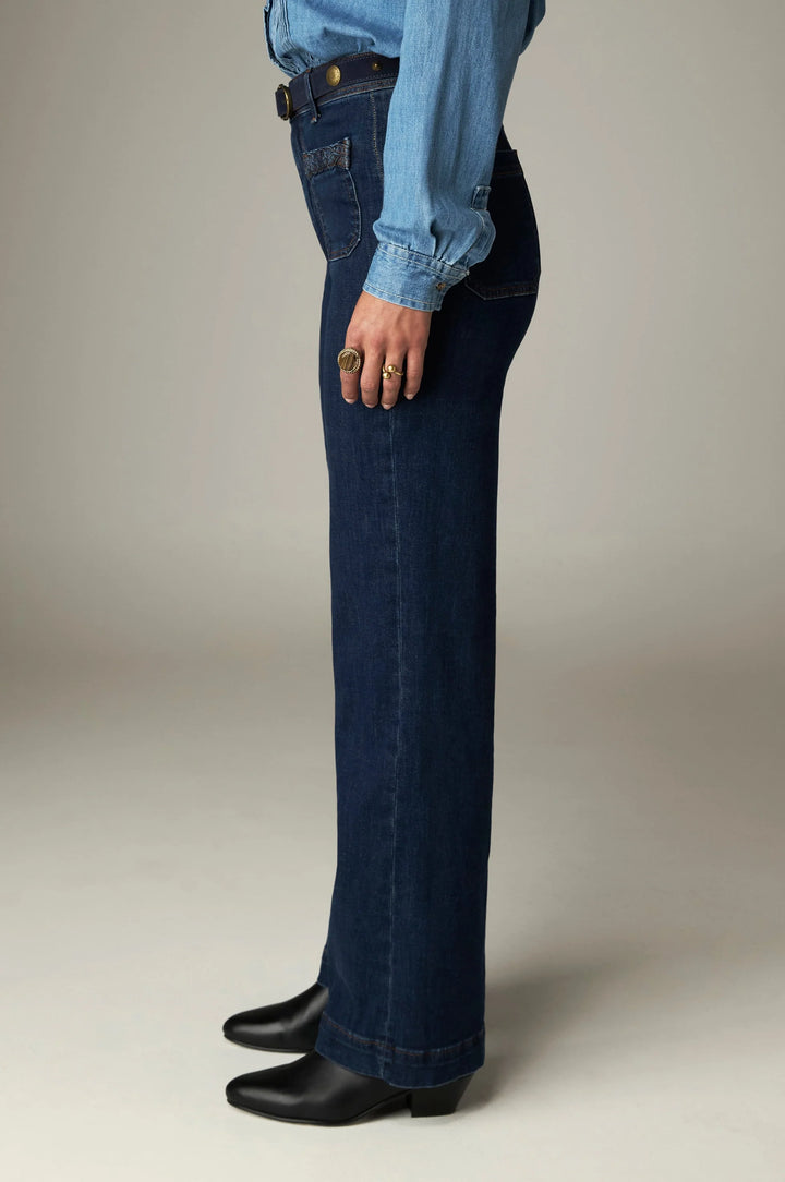 Willie Giulietta Trousers - Blue Denim
