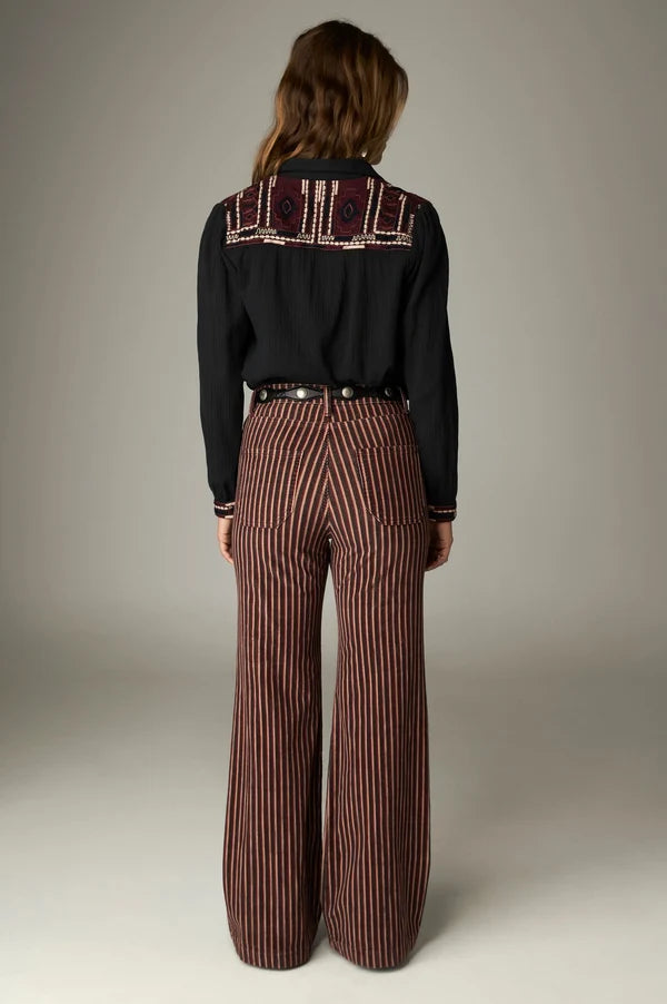 Riviera Marceau Trousers Retro Stripes