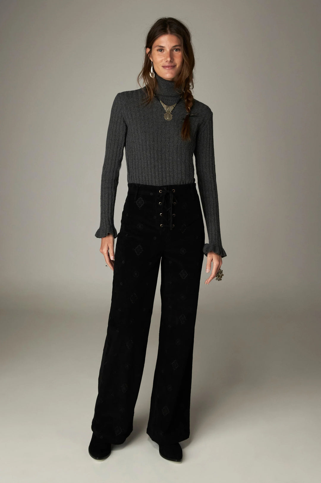 Nocture Nancy Jumper - Grey Blue