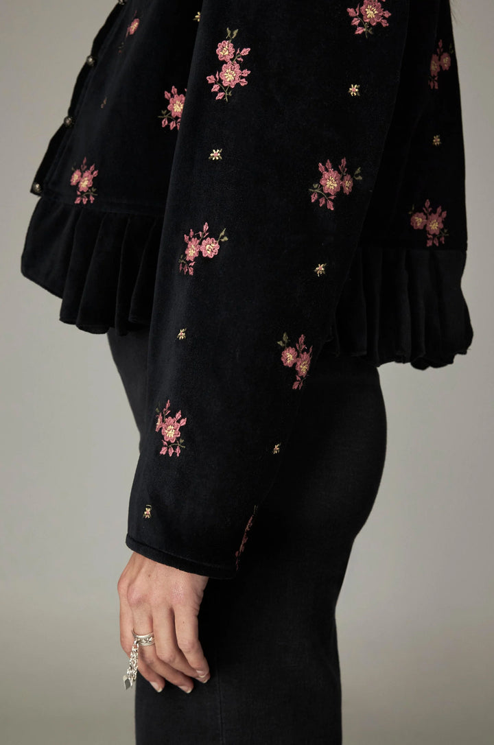 Versailles Antoinette Jacket - Night Roses