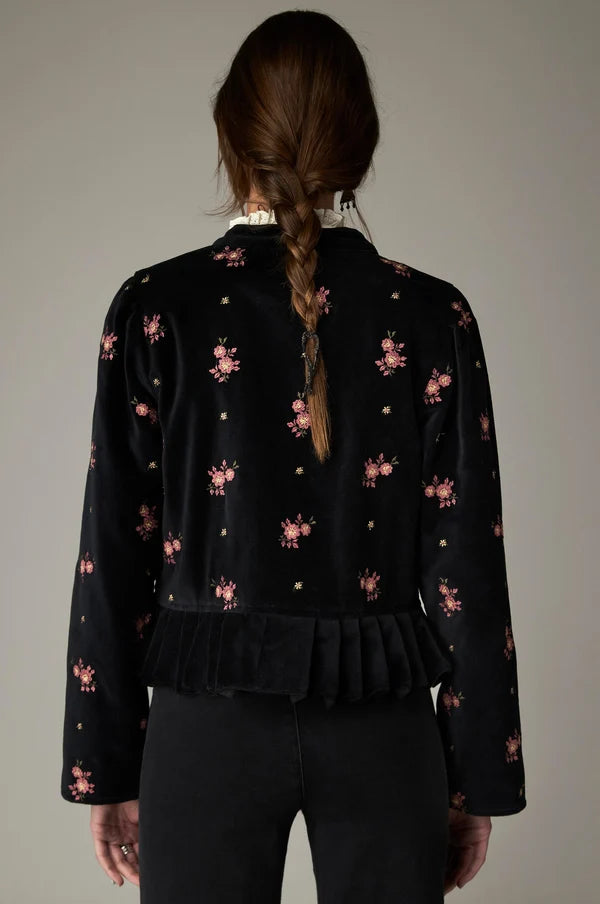 Versailles Antoinette Jacket - Night Roses