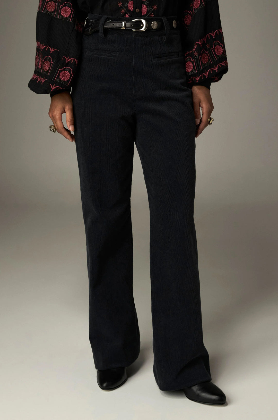 Foggy Notion Ronny Trousers - Slate Grey