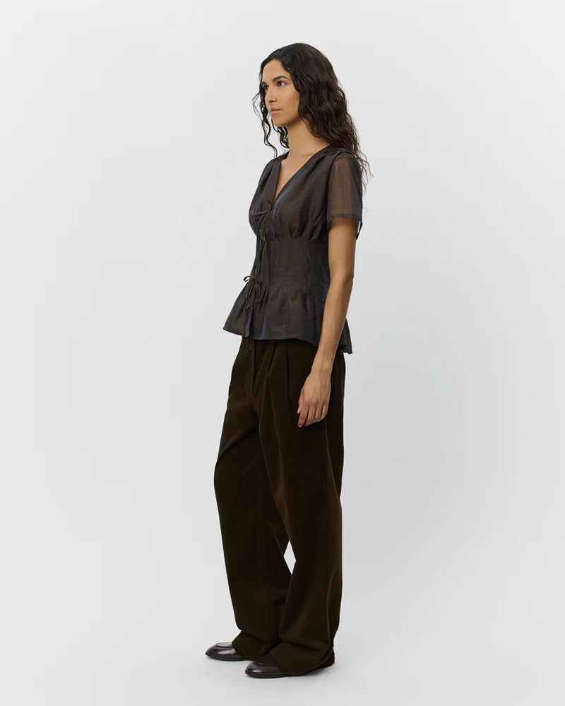 MalinaSW Trousers - Dark Brown