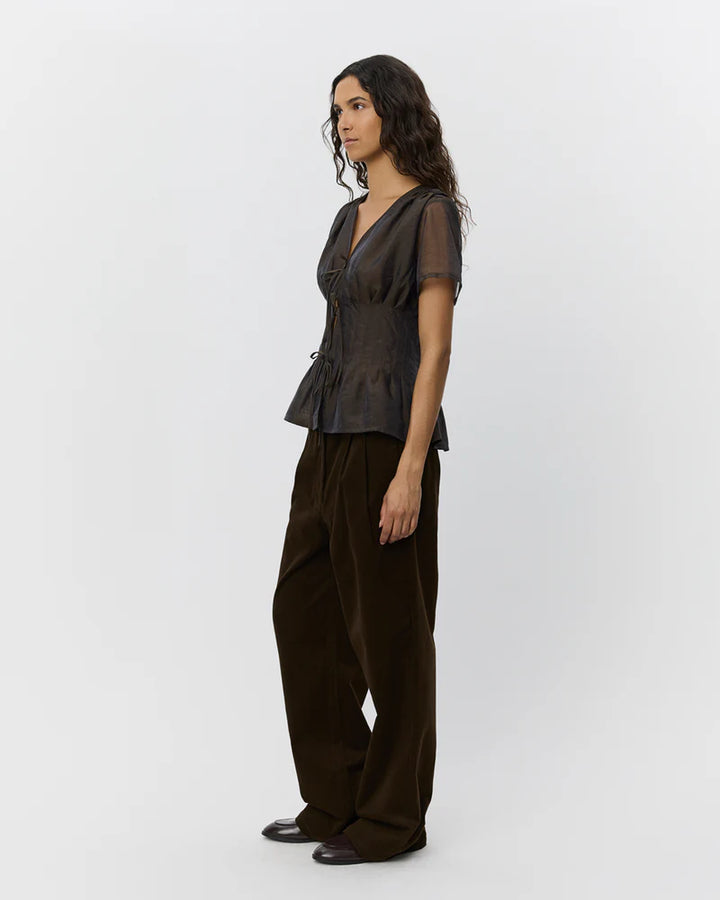 MalinaSW Trousers - Dark Brown