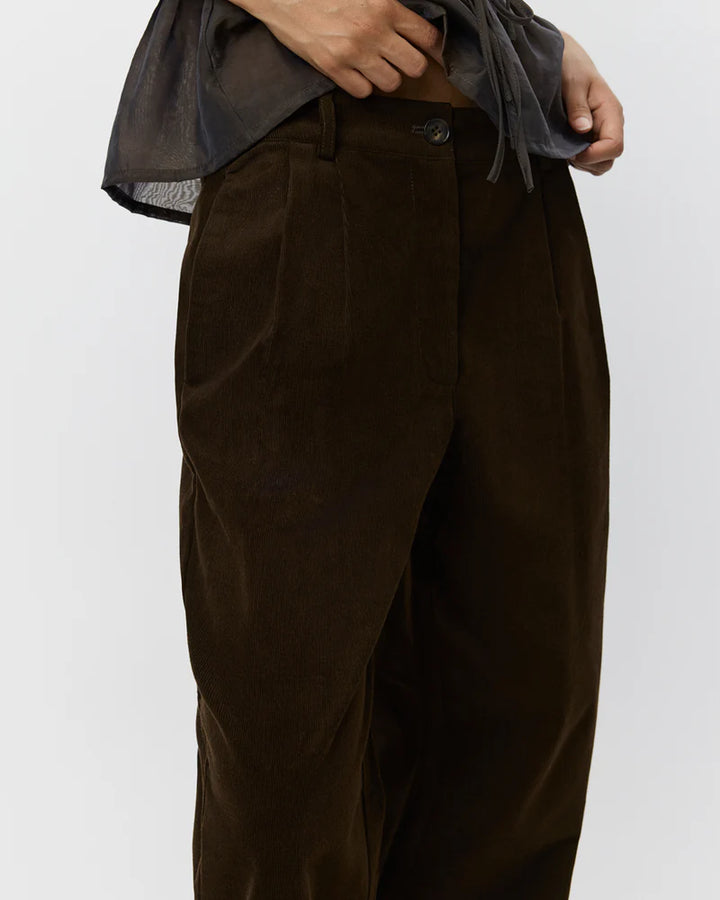 MalinaSW Trousers - Dark Brown