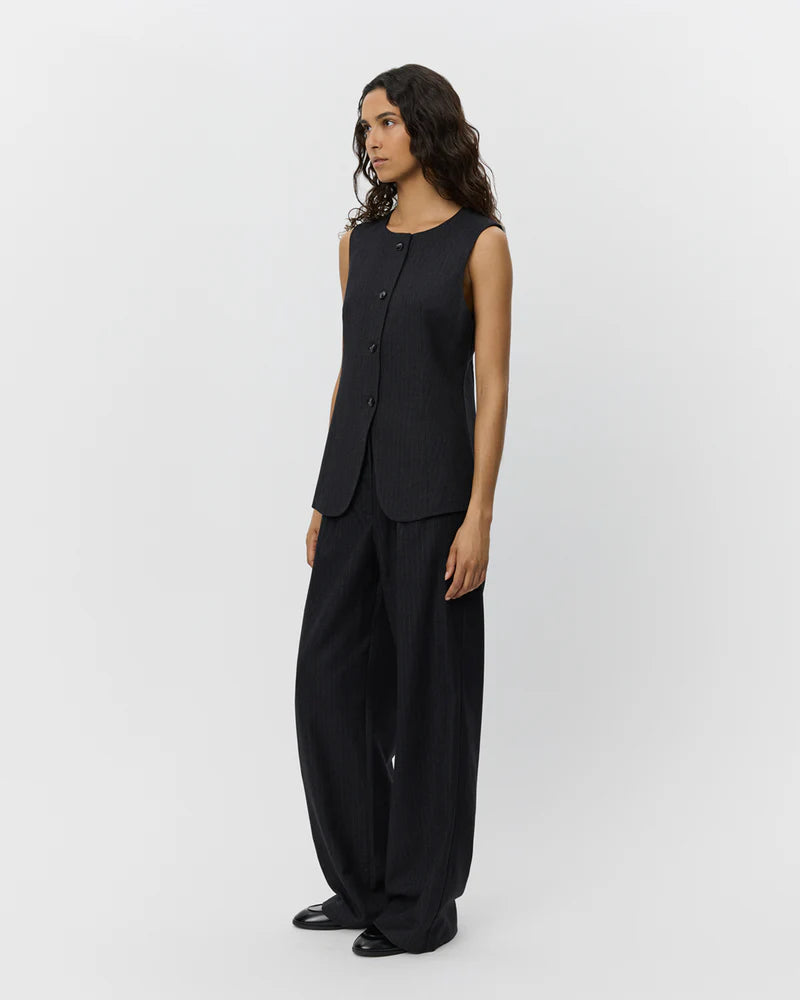 Mertha Vest  - Black