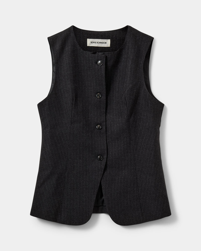 Mertha Vest  - Black