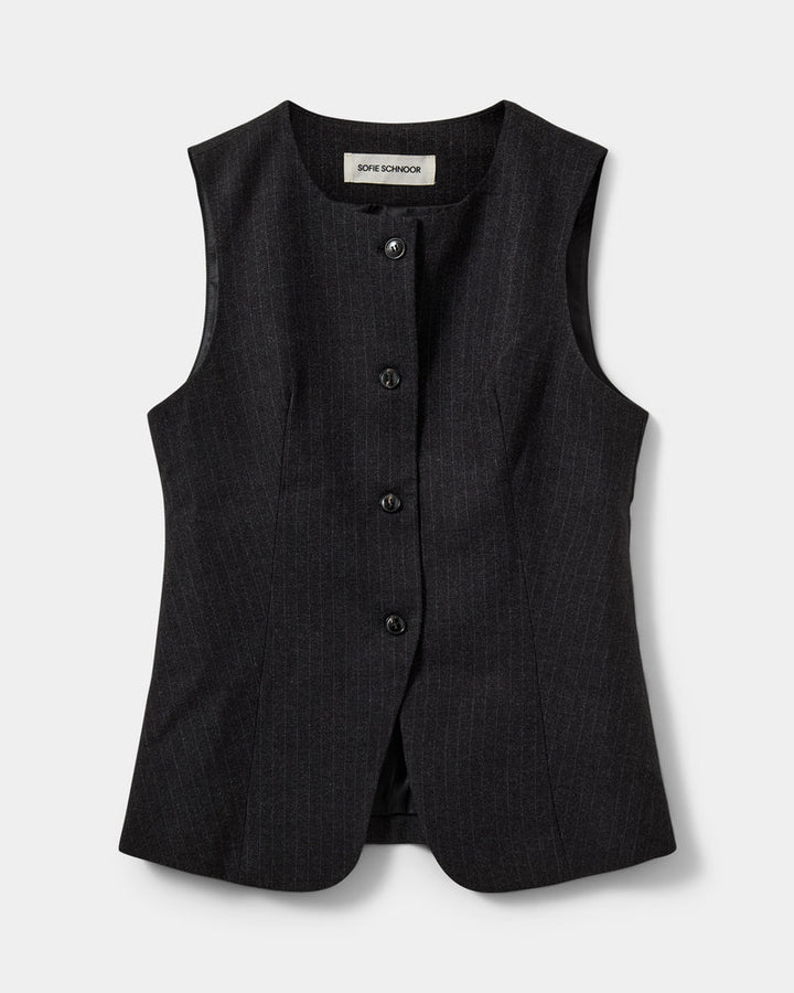 Mertha Vest  - Black