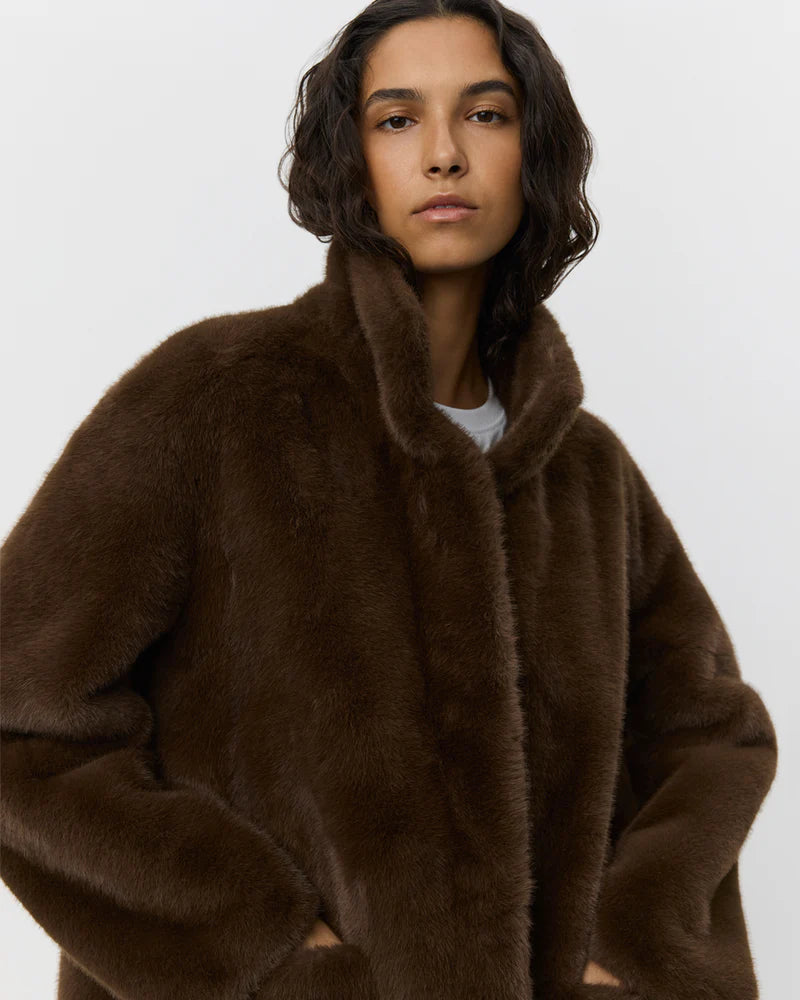 Monasw Coat - Brown