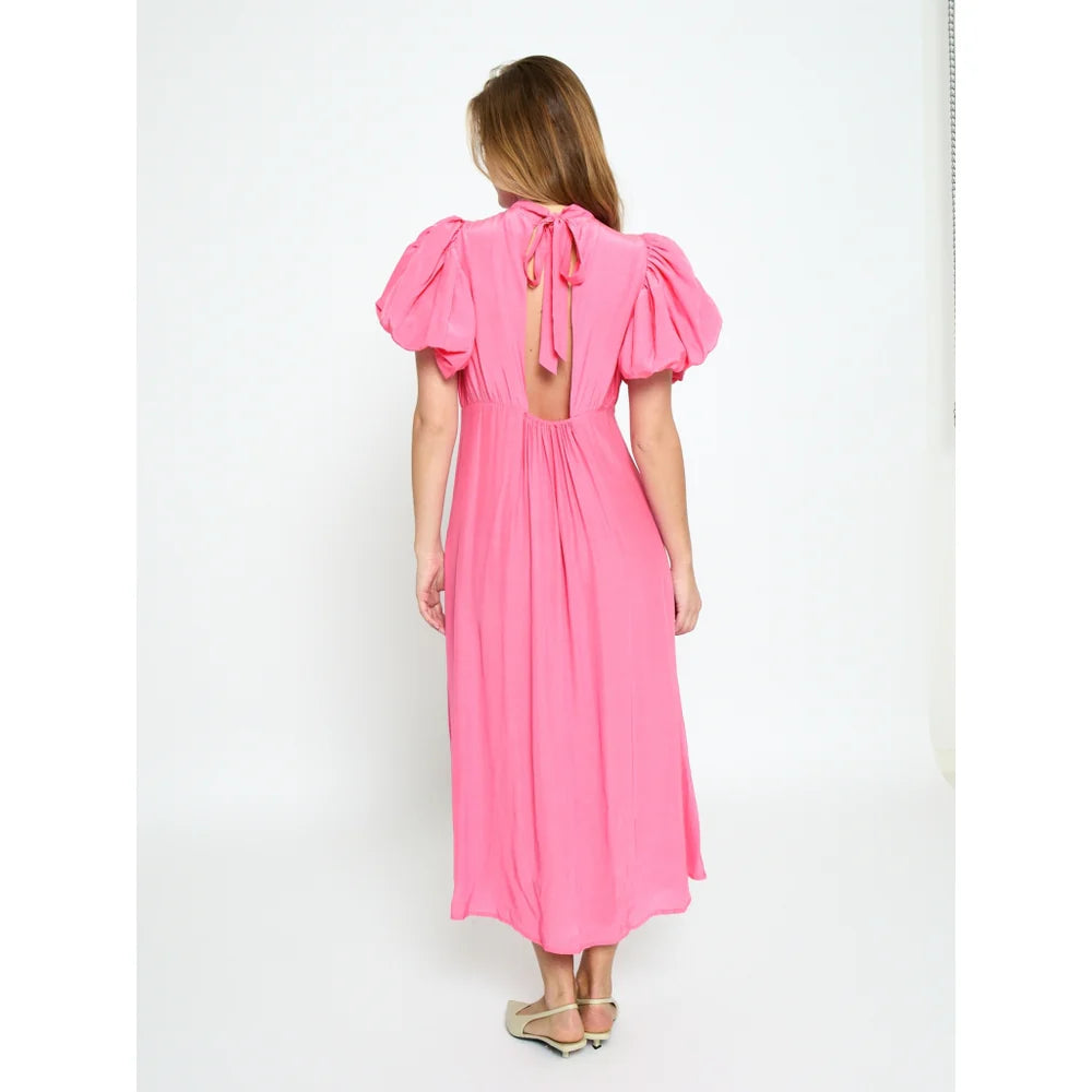 MSAlicia Puff Sleeve Dress - Prism Pink