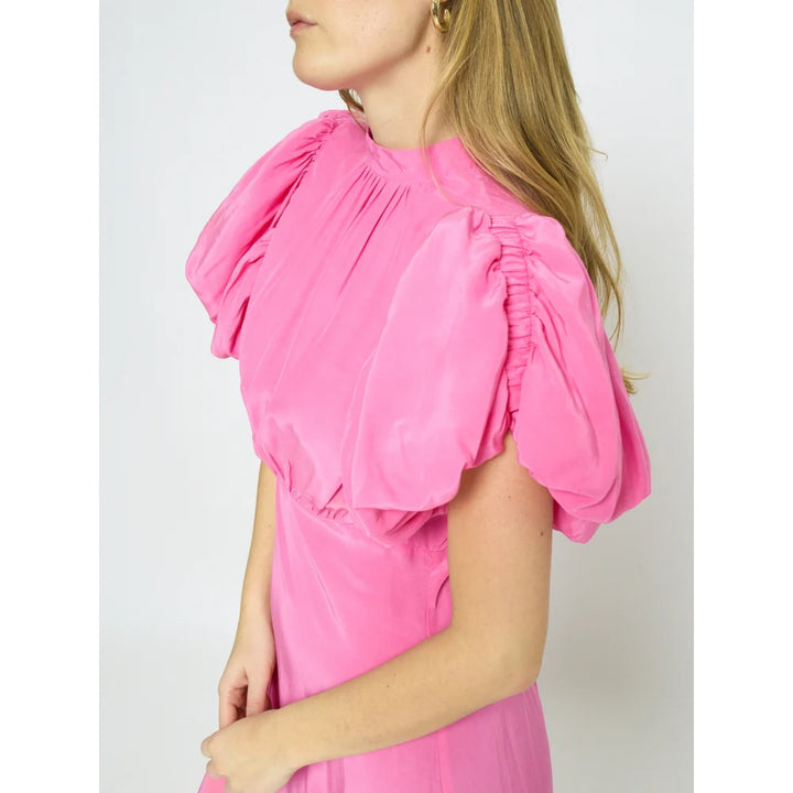 MSAlicia Puff Sleeve Dress - Prism Pink