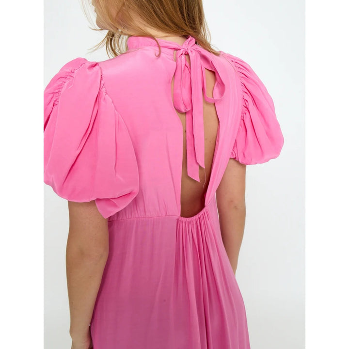 MSAlicia Puff Sleeve Dress - Prism Pink