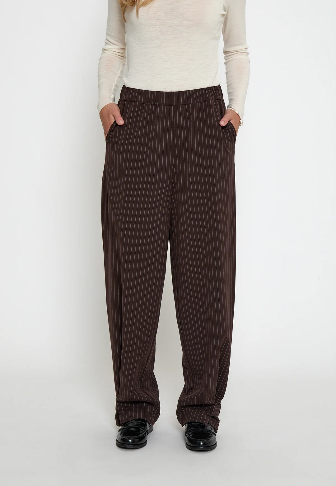 MSFilippa Mid Waist Pant - Tiramisu
