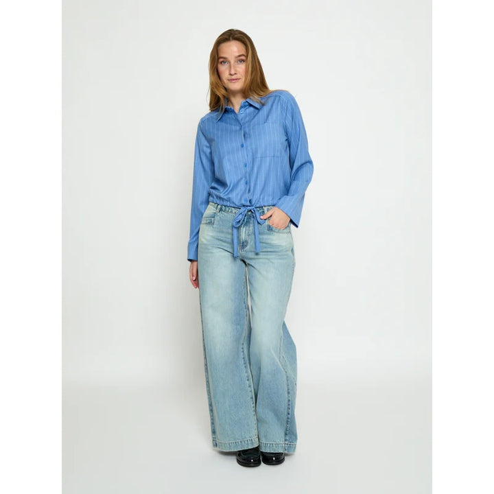 MSOdelia Shirt - Skyway Blue Stripe