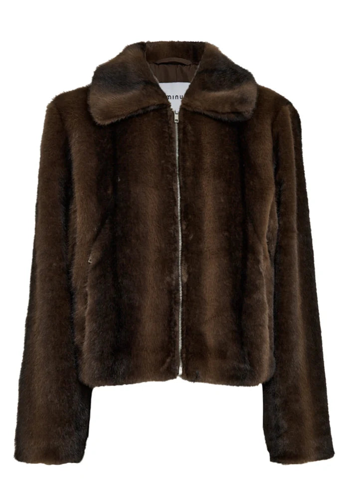 MSPanoma Faux Fur Jacket - Chicory Coffee