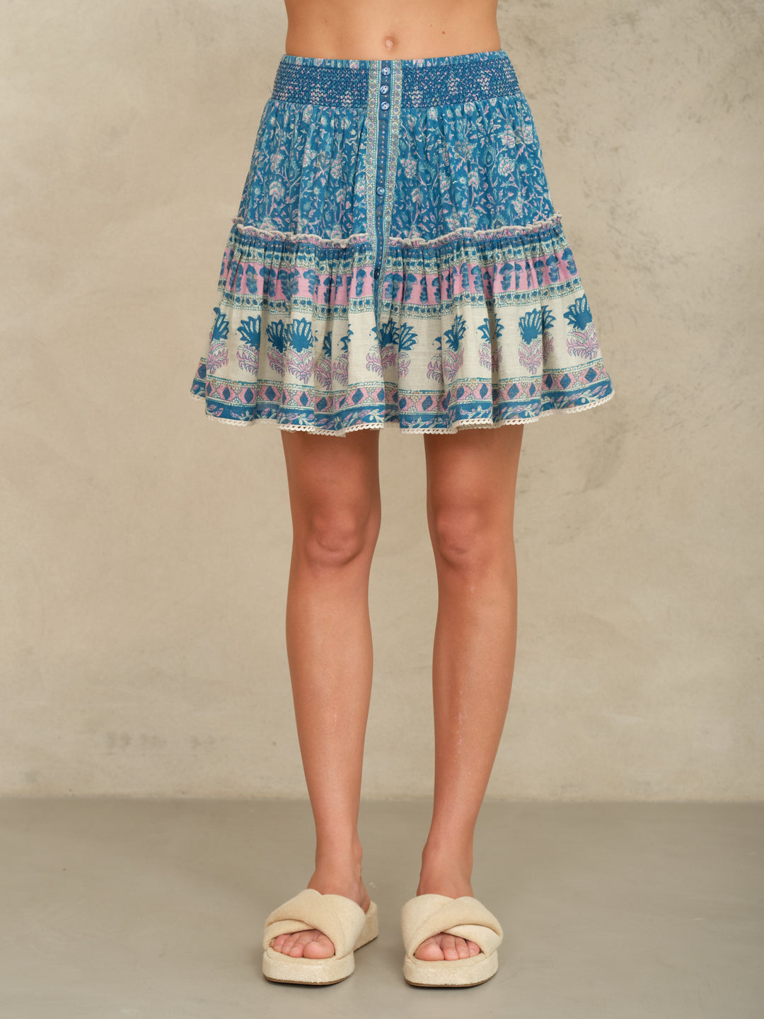 Myla Print Mini Skirt - Multi