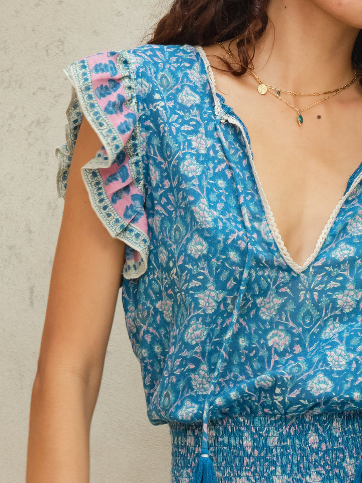 Myla Print Short Dress - Multi