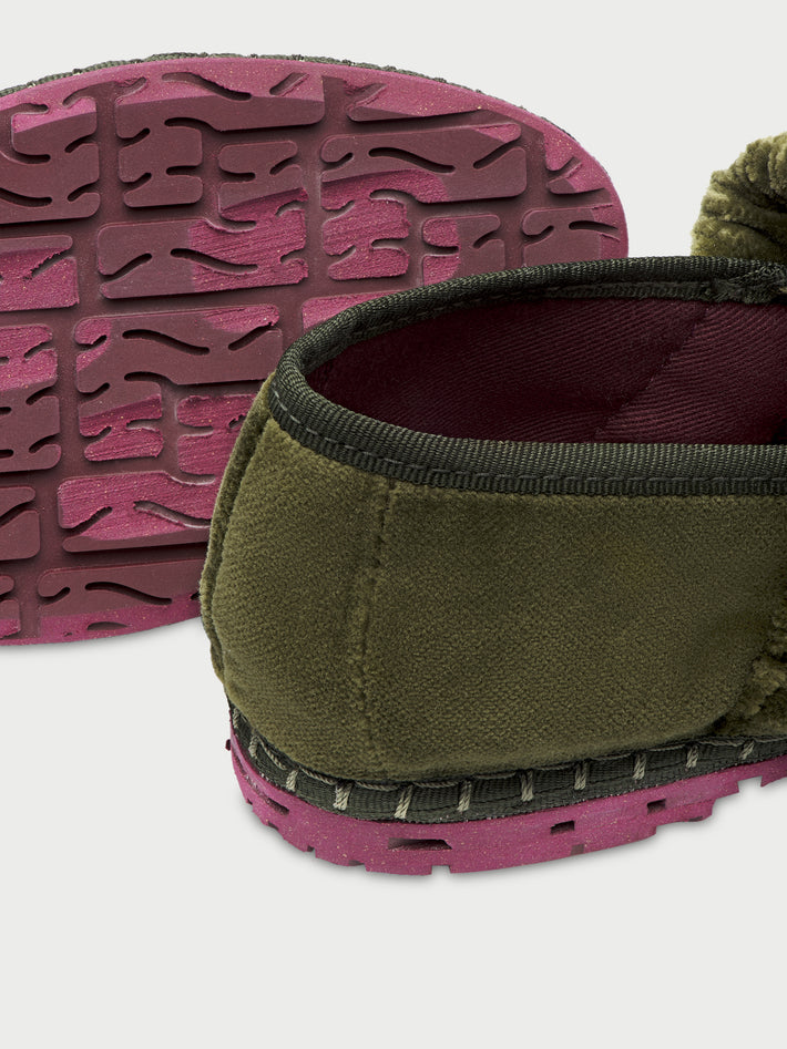 Mafalda Shoes Kaki velvet