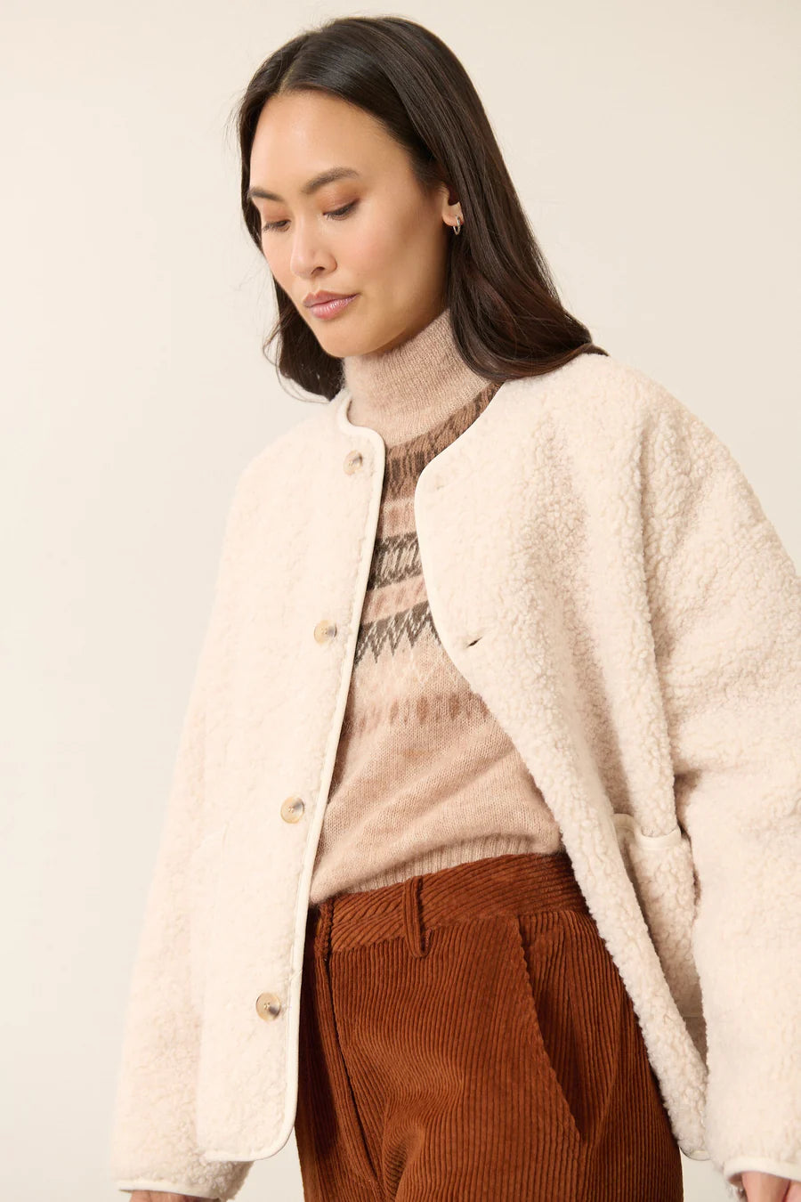 Brandy Jacket - Ecru
