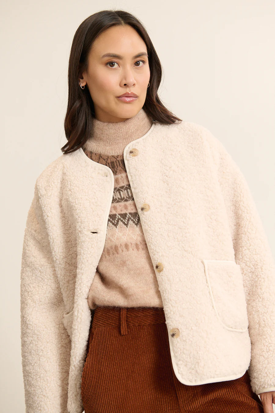 Brandy Jacket - Ecru