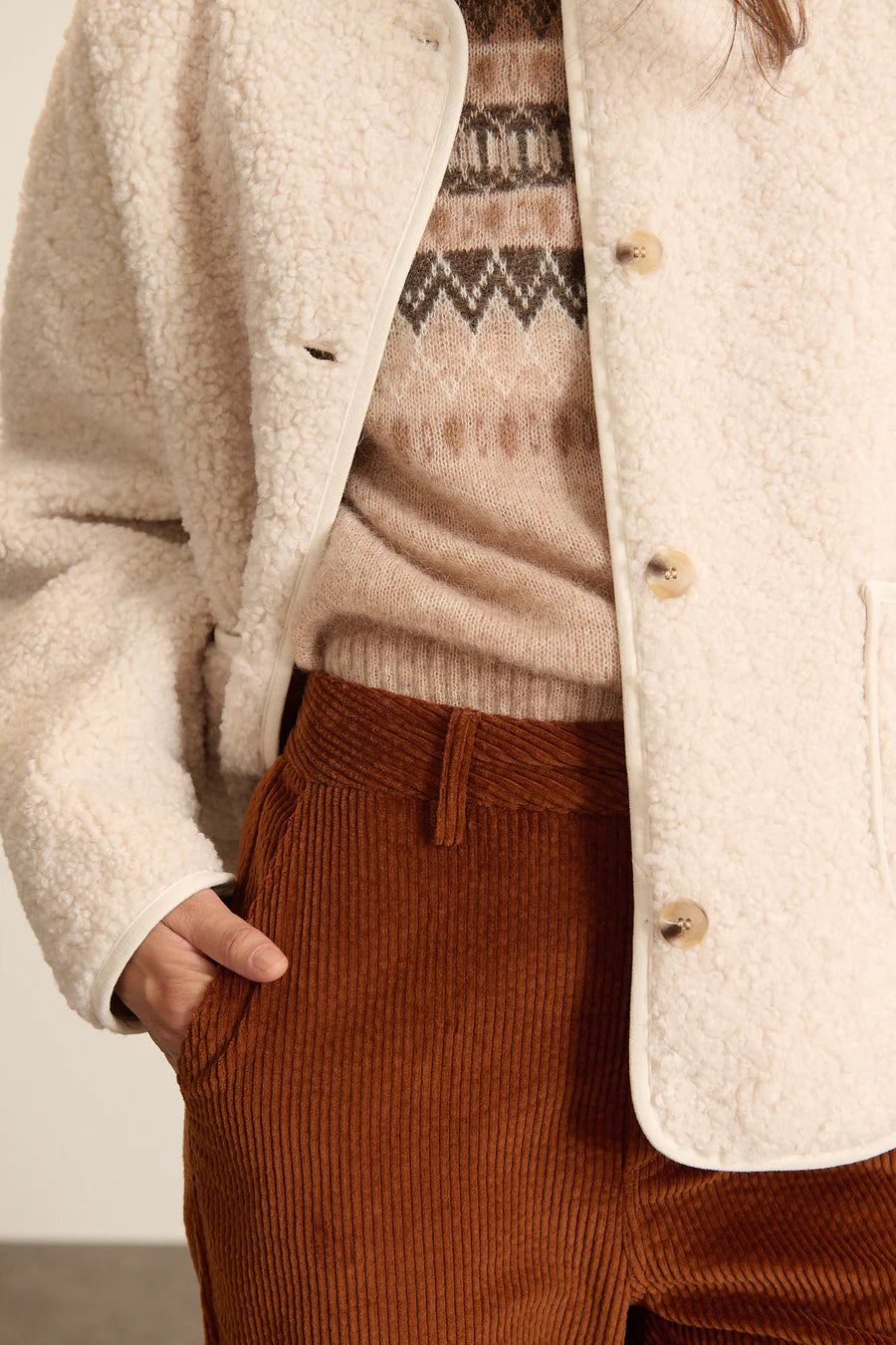 Brandy Jacket - Ecru