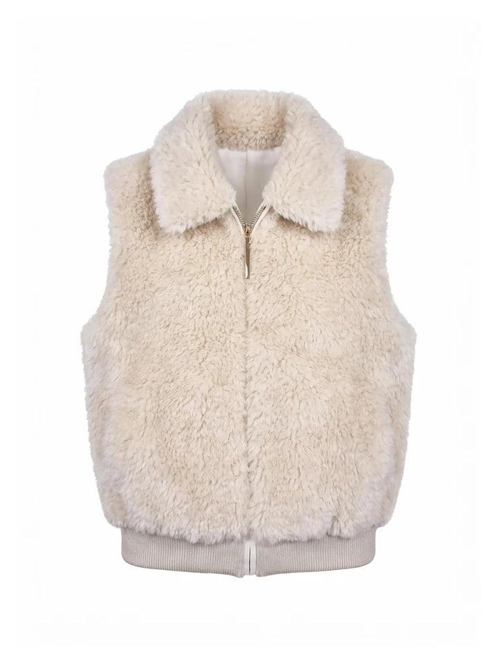 Mylo Borg Gilet - Cream